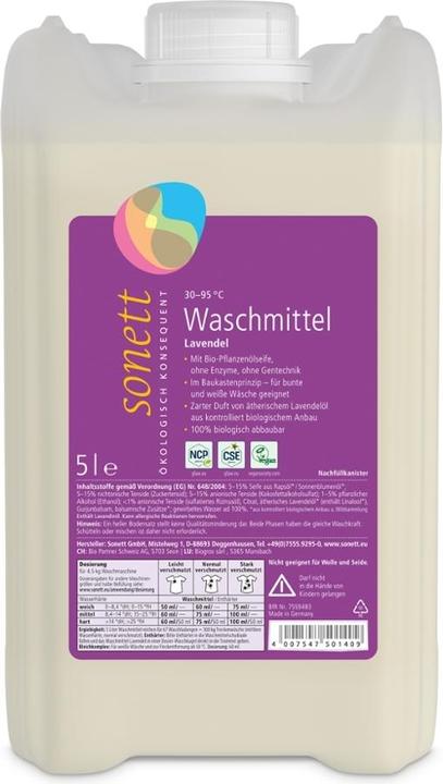 Immagine prodotto Sonett Waschmittel flüssig 30°-95°C Lavendel (67 Cicli di lavaggio, Detergente liquido)