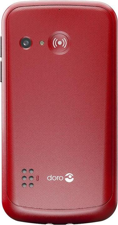 Actual product image Doro 1880 4G without power supply red (2.40", 0.31 Mpx, 4G)