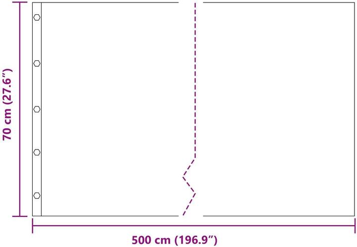 Produktbild vidaXL Wurzelsperre mit Verbindungsschienen Schwarz 0,7x5 m 1,5 mm HDPE
