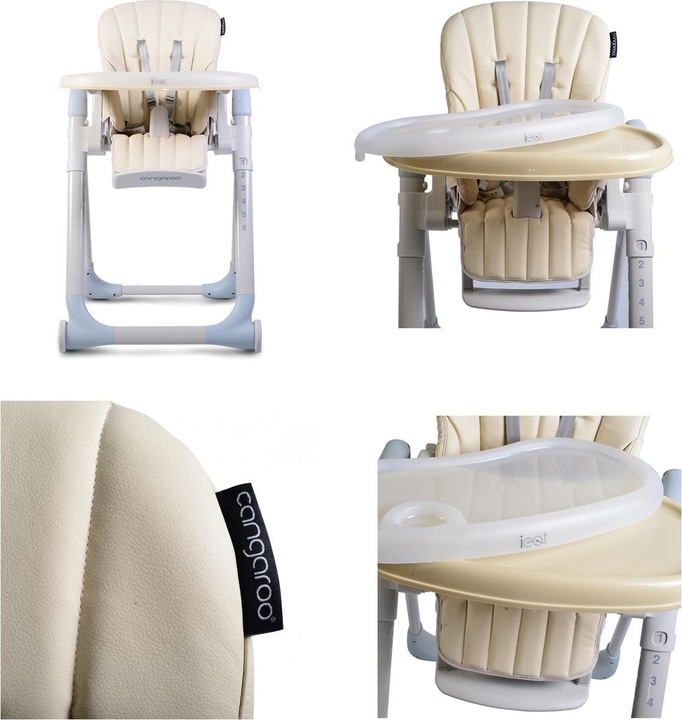Actual product image Cangaroo High chair IEAT height adjustable (Highchair)