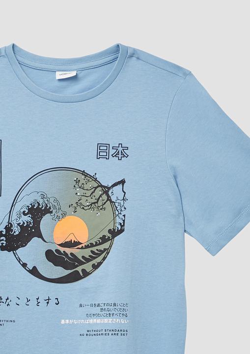 Produktbild S.Oliver T-Shirt T-Shirt mit Frontprint (134, 140)