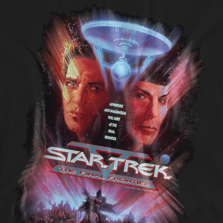 Actual product image Unisex Adult The Final Frontier T-Shirt (S)