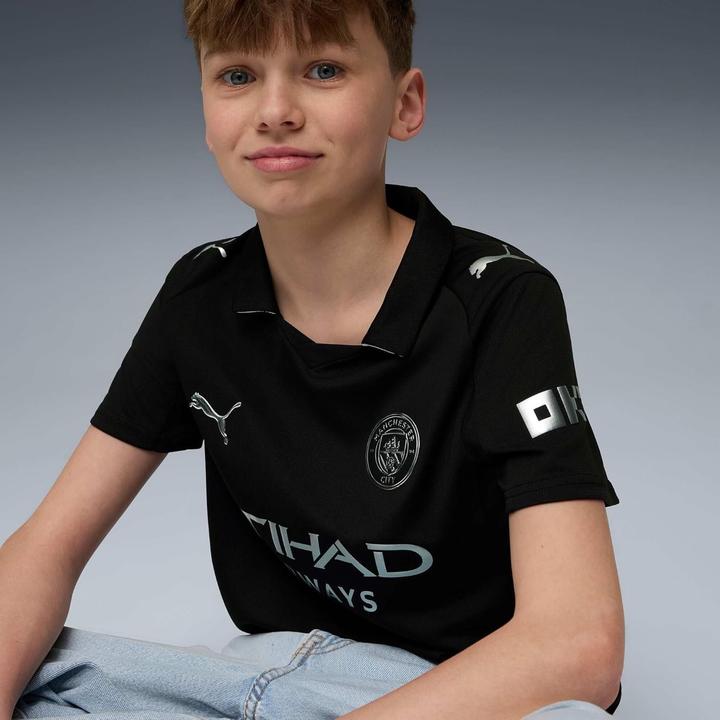 Actual product image Puma MCFC Away Jersey Replica Jr (116)
