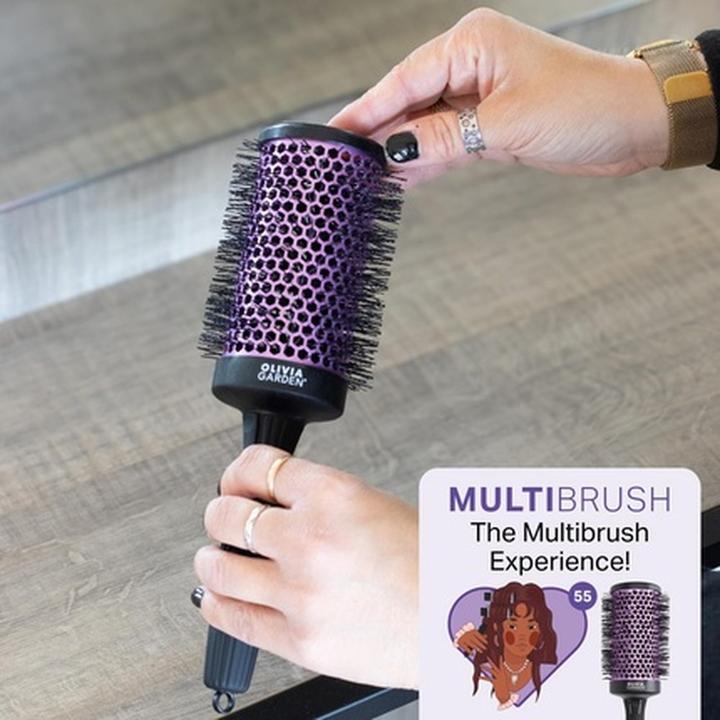 Actual product image Olivia Garden Multibrush Curlers Kit Size 55