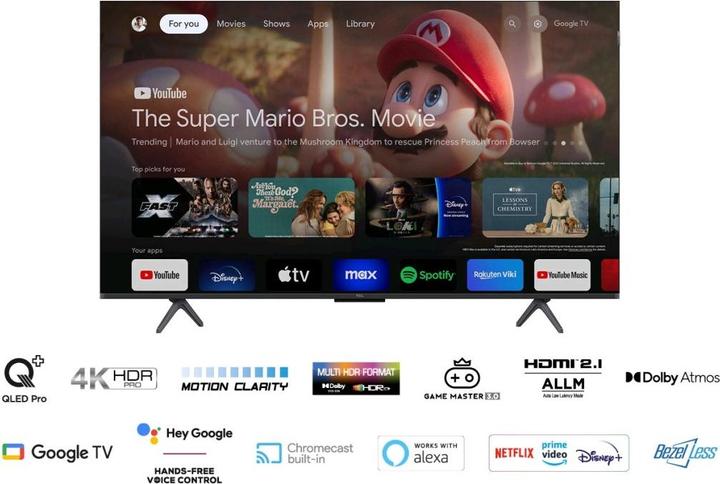 Image du produit TCL 50T7B (50", QLED, 4K, 2024)
