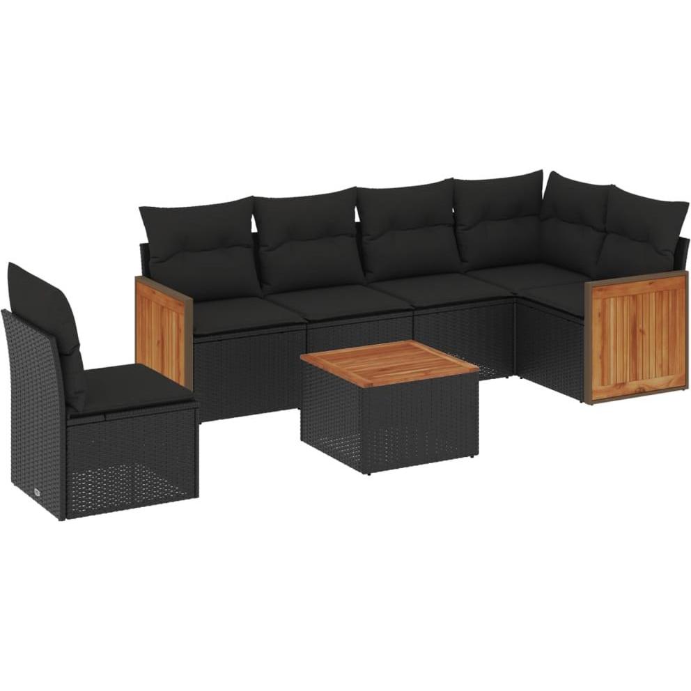 VidaXL, Gartenlounge, 10-tlg. Garten-Lounge-Set mit Kissen