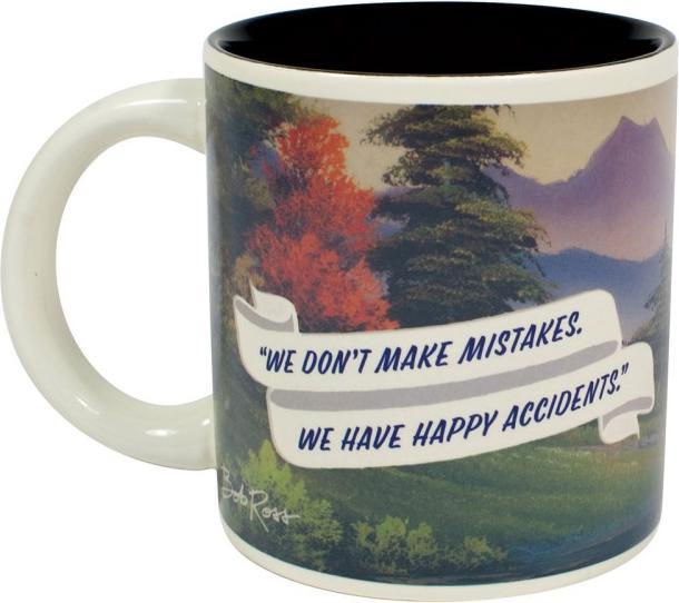 Actual product image Winkee Bob Ross Coffee Mug