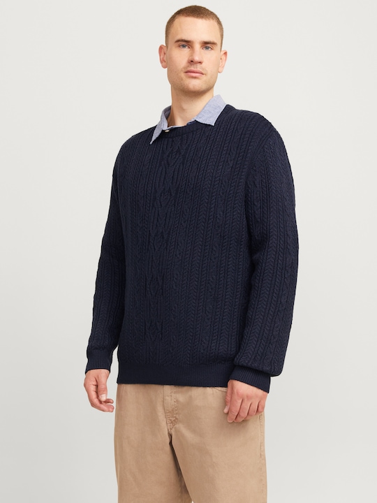 Produktbild Jack & Jones Plus Size Strickpullover mit Rundhals Strickpullover mit Rundhals (4XL)