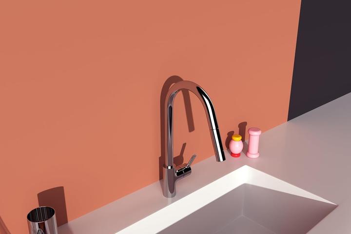 Actual product image Ideal Standard Gusto 241mm projection 2F shower head