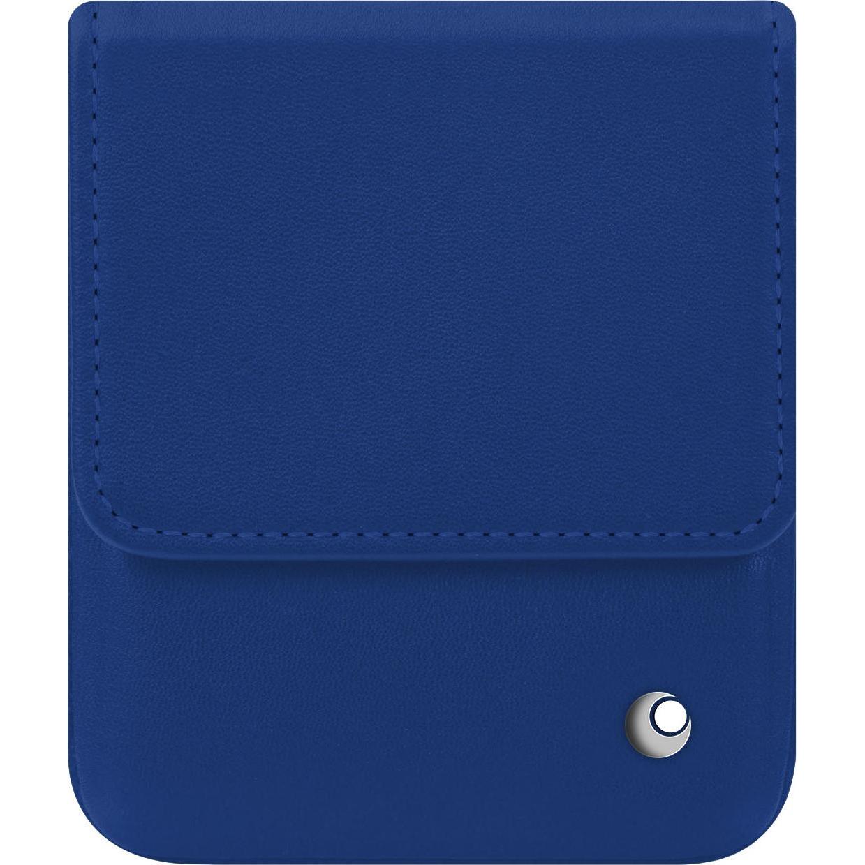 Noreve Lederschutzhülle (Samsung Galaxy Z Flip6), Smartphone Hülle, Blau