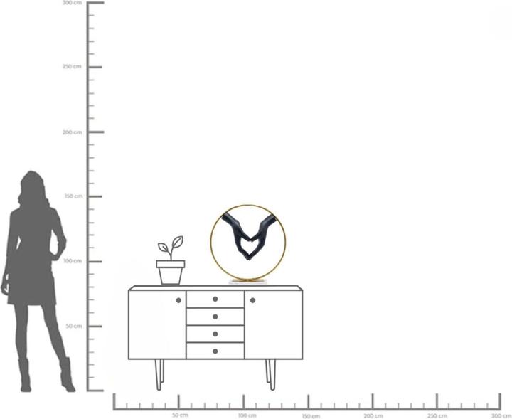 Actual product image Kare Design Deco object Elements Heart Hand 62cm