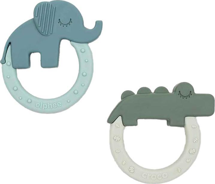 Actual product image Done by Deer Beissring 2er-Pack Deer friends Grün/Blau