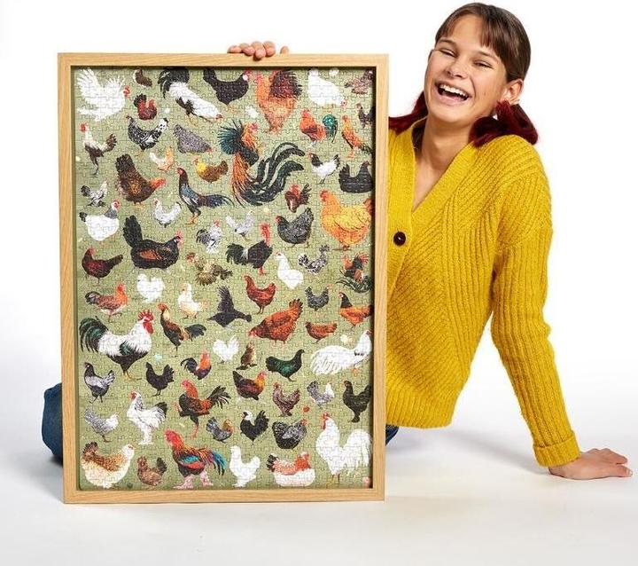 Produktbild Czuczu Puzzle Puzzlove Hühner 1000 Teile (1000 Teile)
