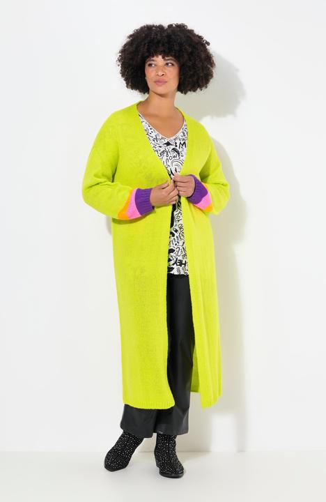 Produktbild Angel of Style Long-Strickjacke, Rücken Peace-Motiv, offene Form (50, 52)