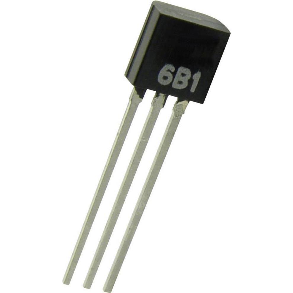 B+B Thermo-Technik TSIC506-TO92 Temperatursensor -10 bis+60°C TO-92 radial bedrahtet, Aktive Bauelemente
