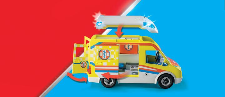 Produktbild Playmobil Rettungswagen mit Licht und Sound (71202, Playmobil City Life)