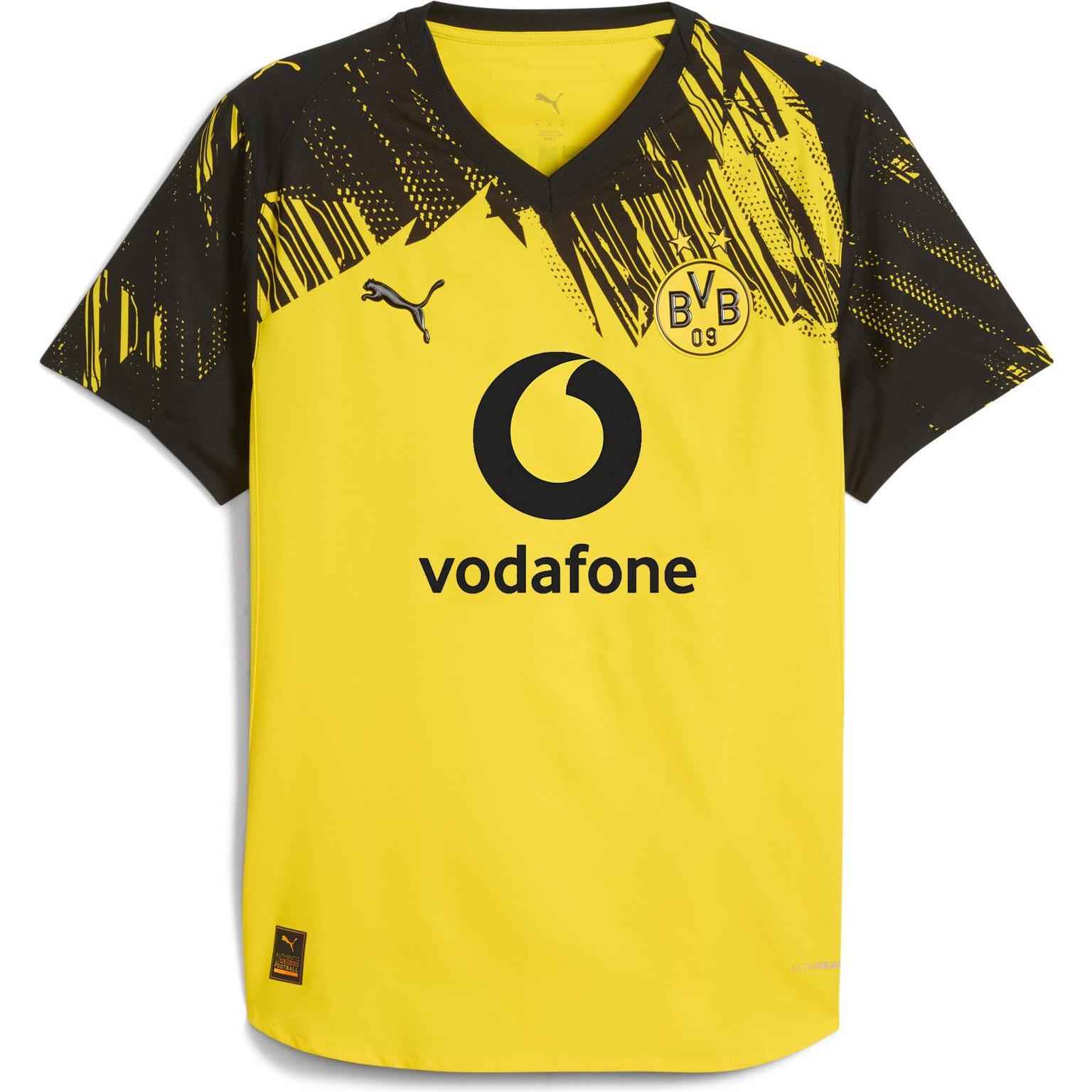 Puma, Uomini, Maglietta calcio, Maglia BVB Home Replica (XXL), Giallo, XXL