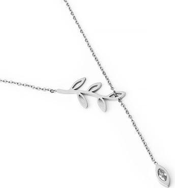 Image du produit Vuch Élégant collier en acier Silver Fallness (L)
