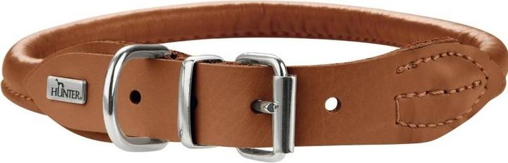 Actual product image Hunter Collar Round & Soft, Elk, Cognac (M, Dog, General)