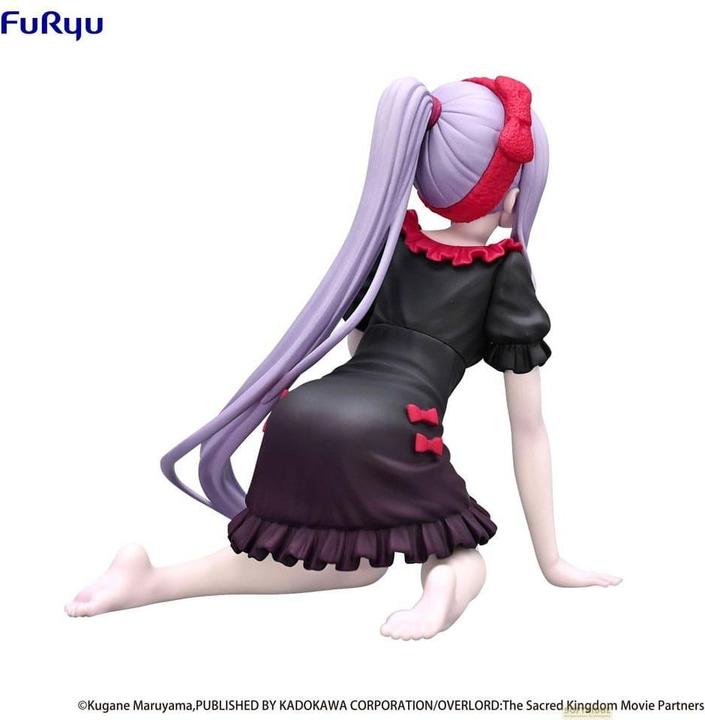 Actual product image Furyu Overlord Noodle Stopper PVC Statue Shalltear Loungewear Ver. 9 cm