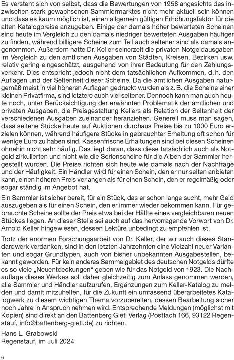 Produktbild Deutsches Notgeld / Das Notgeld der deutschen Inflation 1923 (Deutsch, Arnold Keller, 2024)