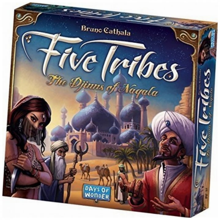 Actual product image Days of Wonder Board Game Five Tribes English Edition 2-4 players Ages 13+ DOW8401 (English)