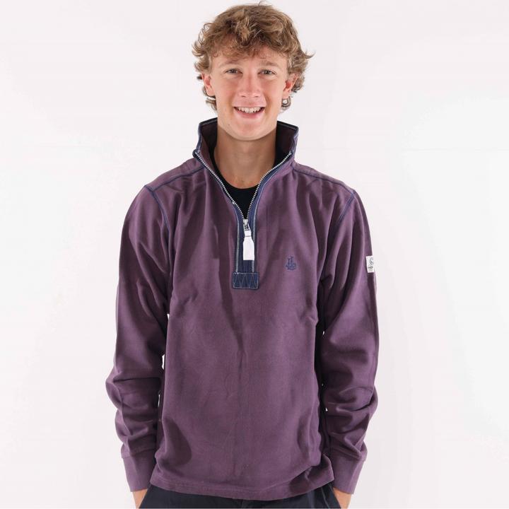 Actual product image Lazy Jacks Mens Quarter Zip Sweatshirt (S)