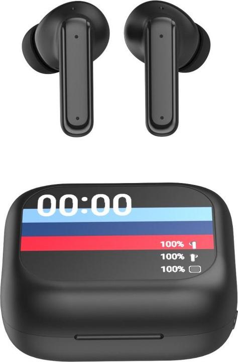 Actual product image Forever Bluetooth earphones with ANC +ENC display TWSS-500 black (ANC, 5 h, Wireless)