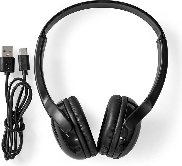 Produktbild Nedis Drahtlose On-Ear-Kopfhörer | max. Batteriespielzeit: 8 Std | Eingebautes Mikro | Drücken Sie S