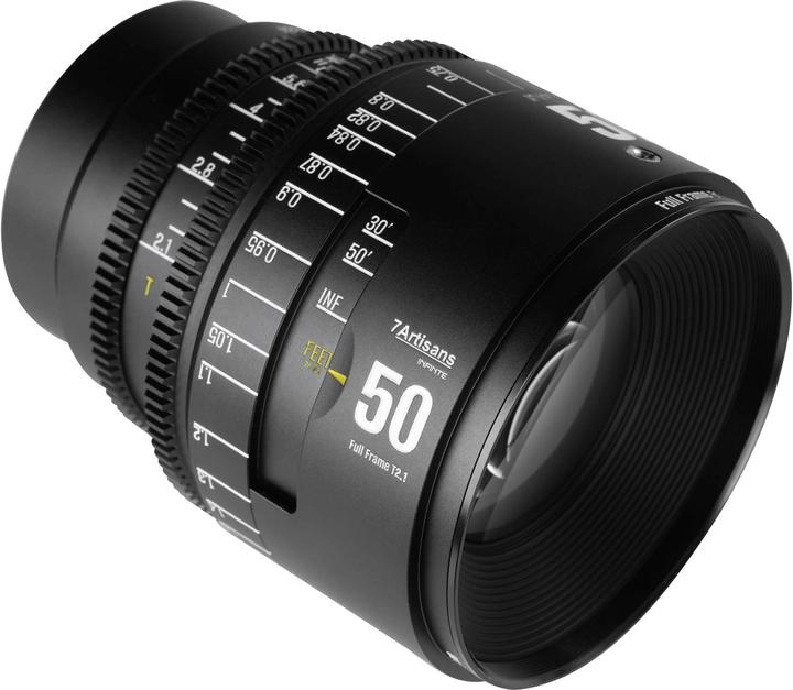 Produktbild 7artisans 50T21B-EF INF 50mm T2.1 INFINTE EF Mount (Black) (Canon EF, Vollformat)