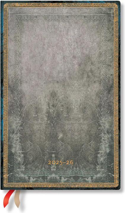 Paperblanks PAPERBLAN Agenda Taubengrau Maxi 25/26 DD0539-2 1W/2S 18M DE VER HC 13.5x21cm (13.5 x 21 cm, Deutsch)