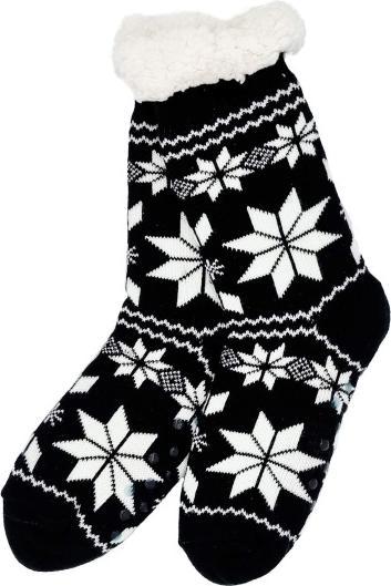 Produktbild Snazzy Santa Cozy Weihnachtssocken Schwarz One Size von (One Size)