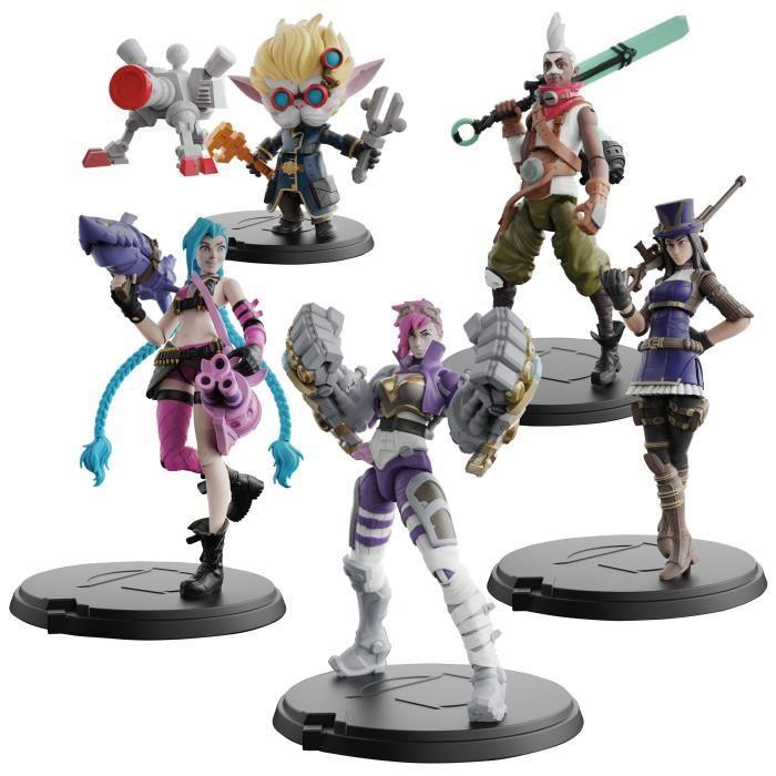 Produktbild Spin Master League of Legends Actionfiguren (Vi, Caitlyn, Ekko, Heimerdinger und exklusiver Jinx)