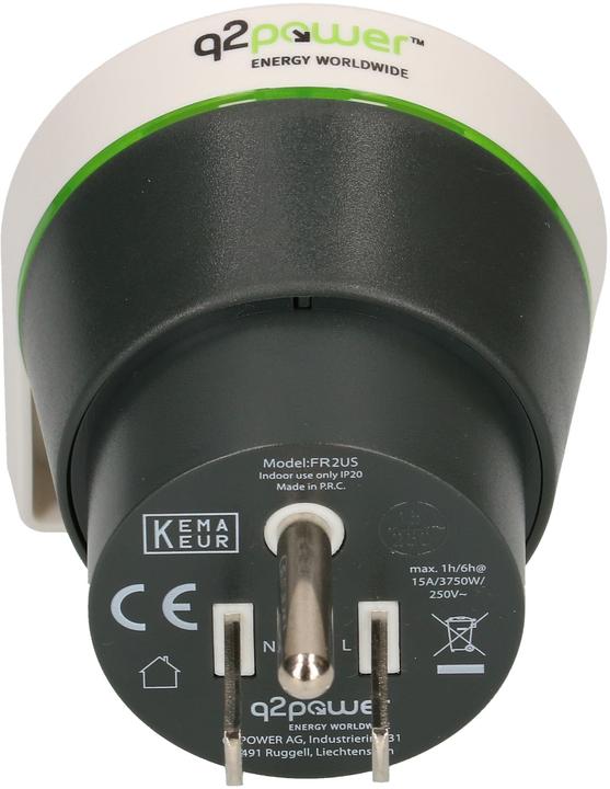 Produktbild Q2 Power Q2Power Reiseadapter