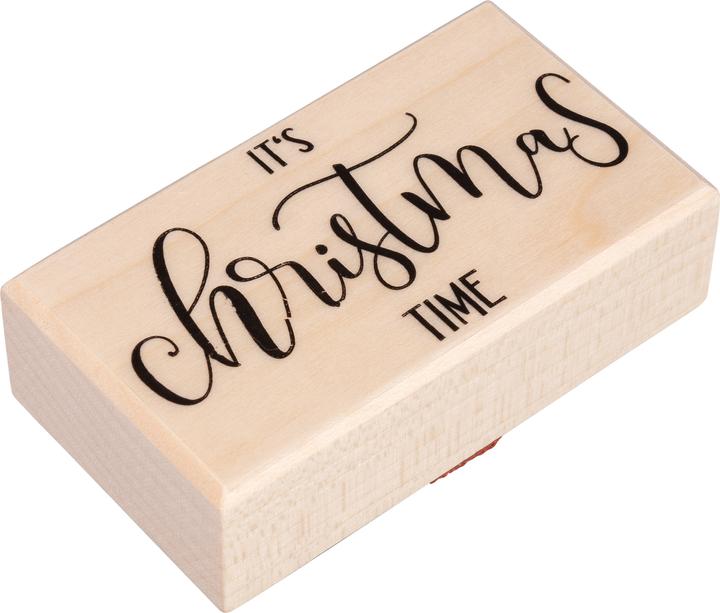 Image du produit Butterer Tampon "It's christmas time" (c'est l'heure de Noël)