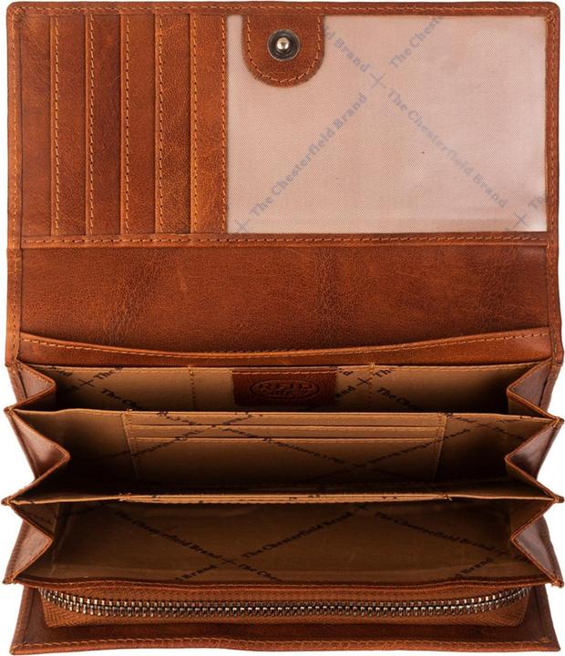 Immagine prodotto The Chesterfield Brand Portafoglio Antique Buff protezione RFID in pelle 18 cm
