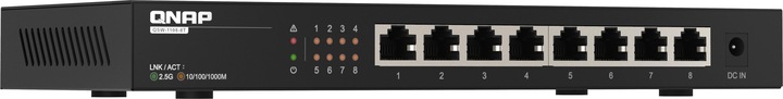 Productafbeelding QNAP QSW-1108-8T, 8-poorts 2,5GbE schakelaar (8 Havens)