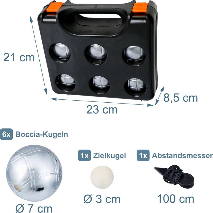 Produktbild Relaxdays Boule-Kugeln (6x, 70 mm)