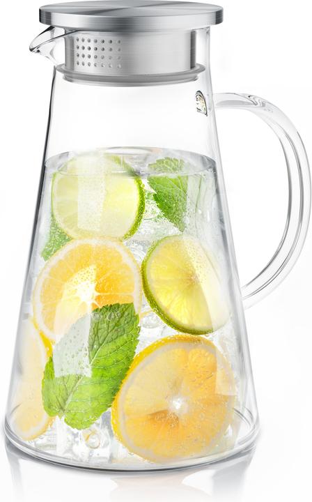 Produktbild Arendo Glaskaraffe mit Deckel (1.80 l)