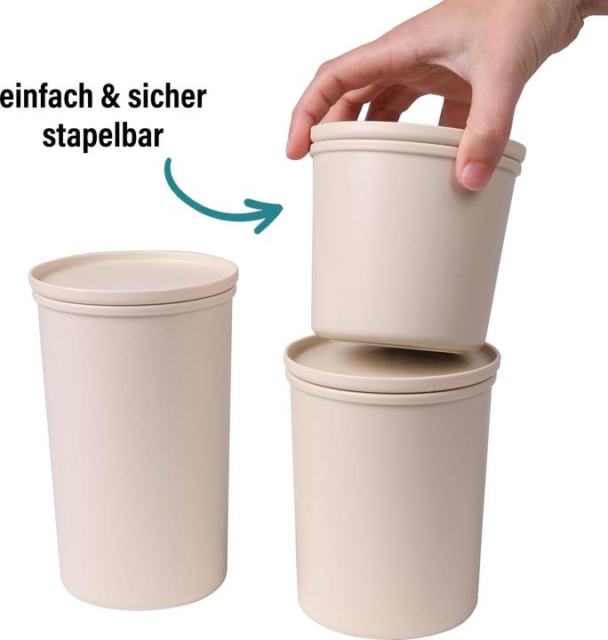 Actual product image Awave Food storage container 1000 ml, with rPET, natural (1 l)