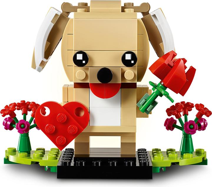 Produktbild LEGO Valentinstag-Welpe (40349, LEGO Brickheadz)