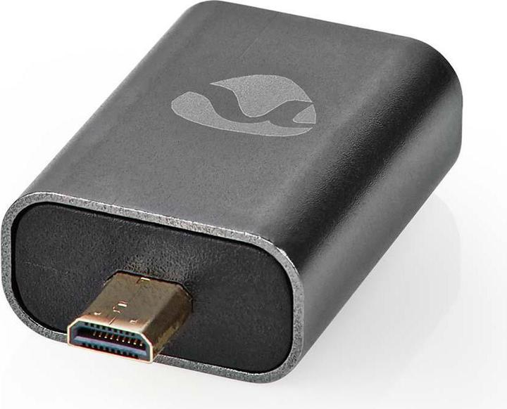 Actual product image Nedis HDMIT Adapter HDMIT Male / HDMIT Micro Connector HDMIT Female / HDMIT Output Gold Plated Strai (HDMI, Micro HDMI, 3.60 cm)