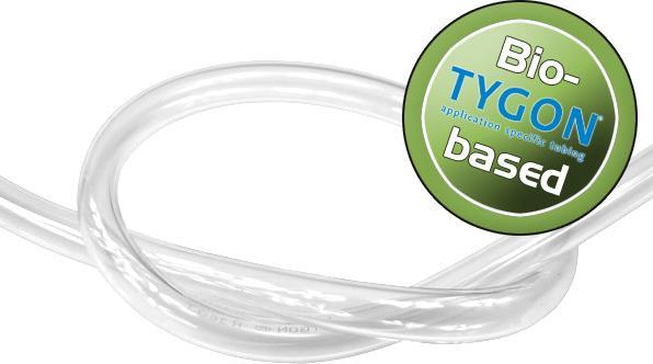 Actual product image Tygon E3603 Tubing 12.7/9.5mm (3/8'ID) Clear (1 m, Plastic)