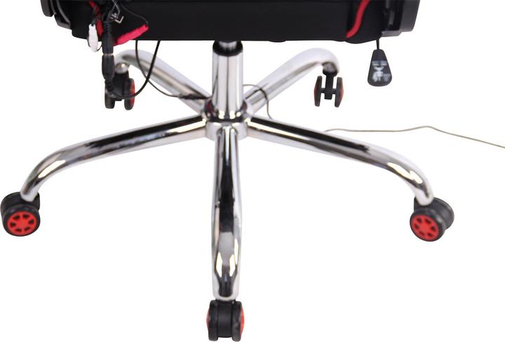 Actual product image CLP Limit XM office chair fabric, black/red