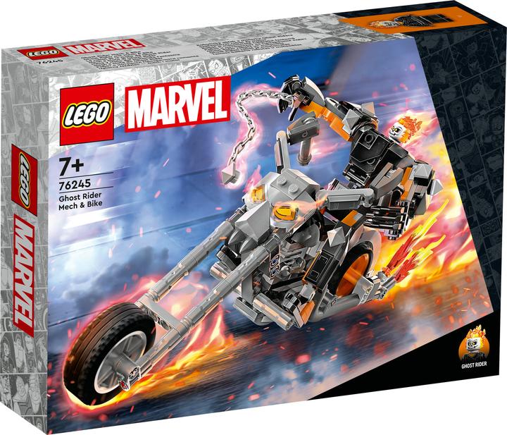Produktbild LEGO Ghost Rider mit Mech & Bike (76245, LEGO Marvel)