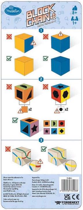 Produktbild Thinkfun Block Chain Einhorn (Deutsch, Französisch, Italienisch)