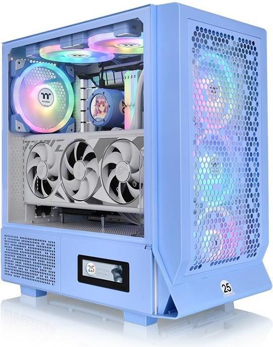 Produktbild Thermaltake Ceres 330 TG ARGB Hydrangea Blue (ATX, mATX, Mini-ITX, E-ATX)