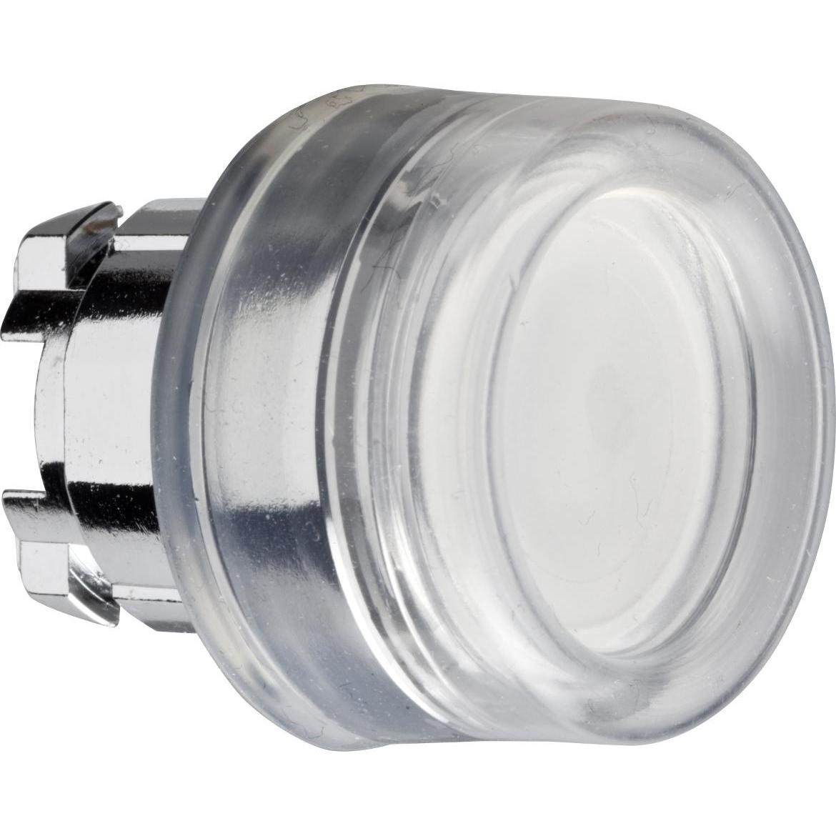 Schneider Electric Leuchtdrucktaster, Metall, Front, 22mm, ZB4BWCUST07, Taster + Schalter, Weiss
