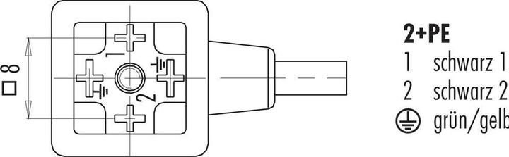 Immagine prodotto Schubiger Presa per elettrovalvola C cablata LED Nero 34 5737 500 520 Contenuto del raccoglitore: 1