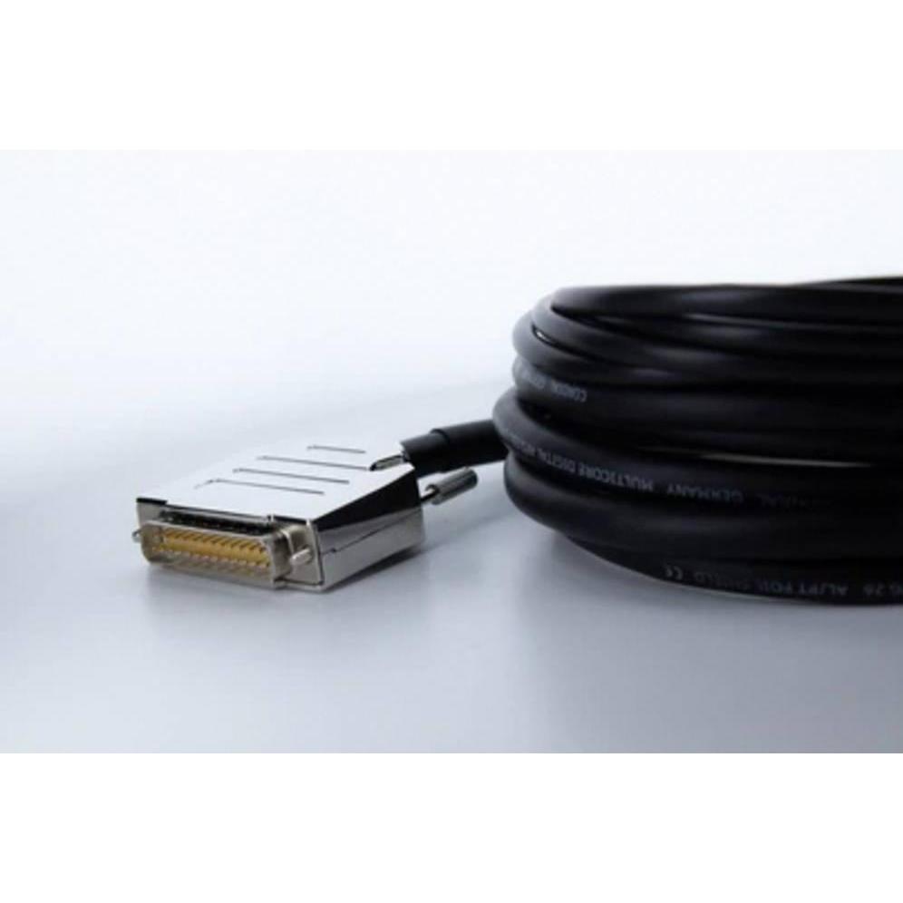 Thumbnail - Cordial Interface Connector 1: D-Sub male 25-pole nickel-plated/8x XLR male: 8x Plug 6.3 stereo black (3 m), Audio Kabel